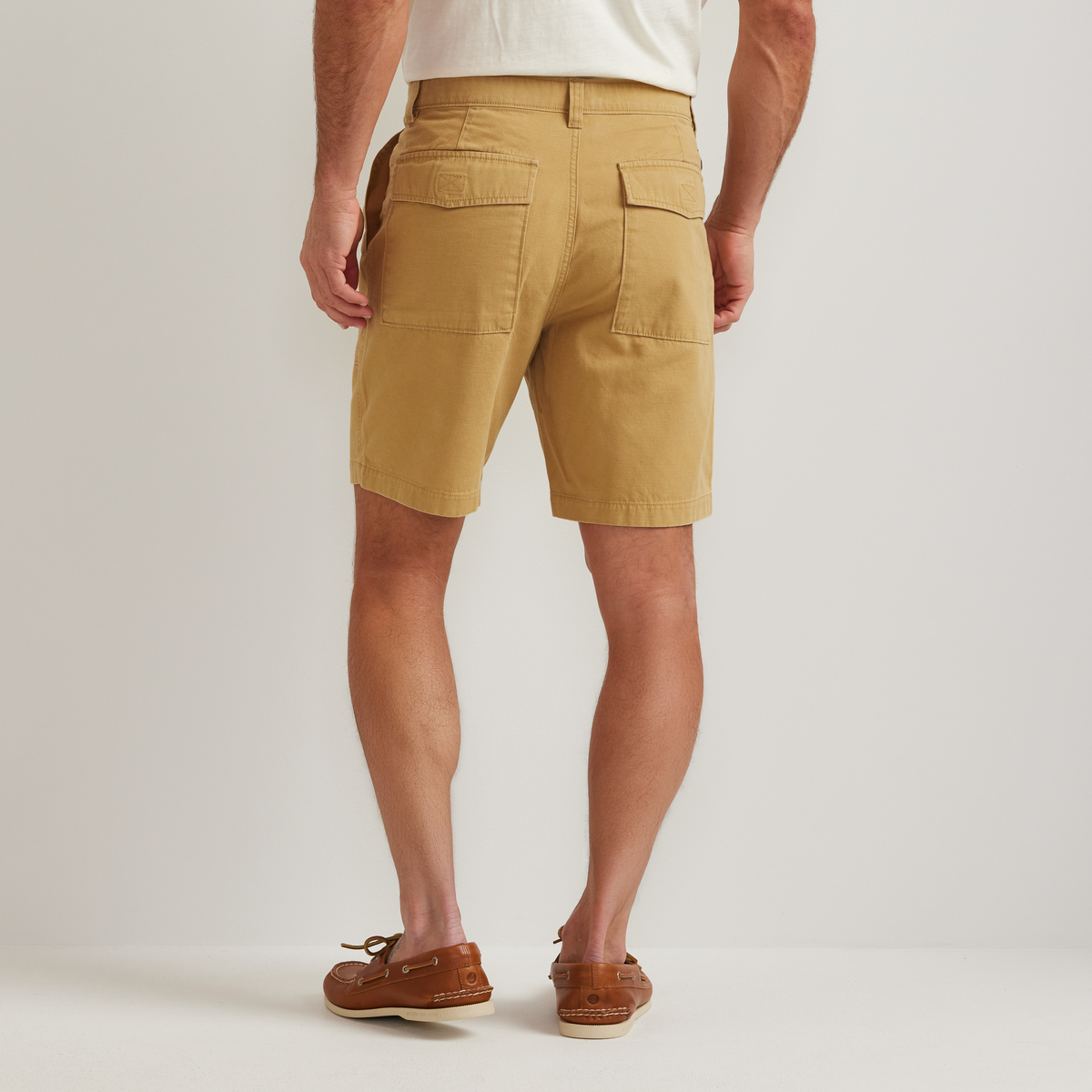 Men's Interbay Utility Shorts-DK SAND-Regular-F1