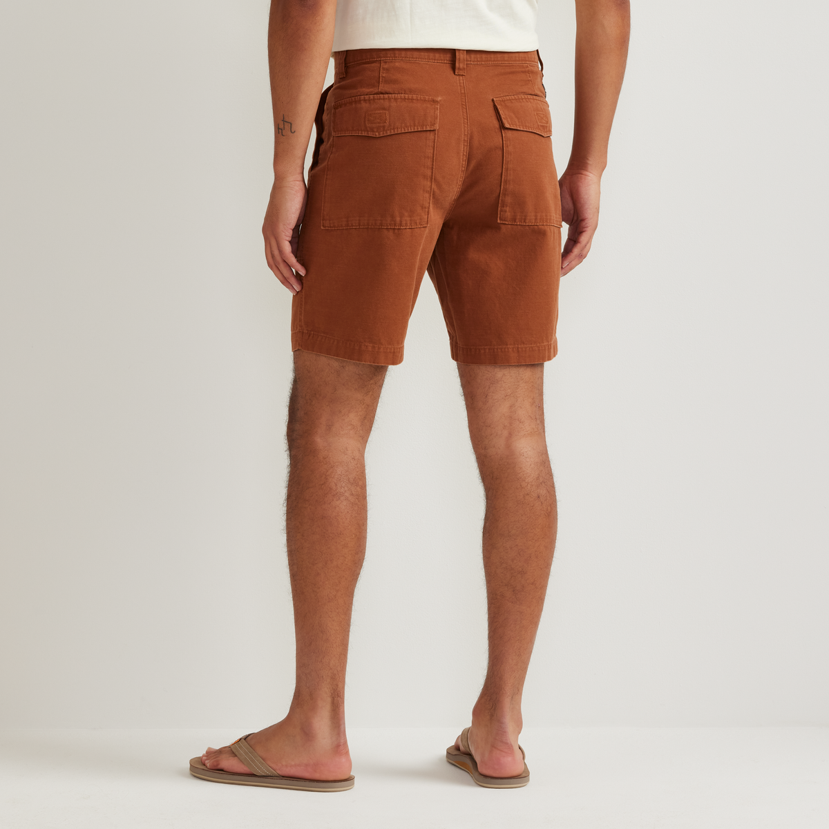 Men's Interbay Utility Shorts-CINNAMON-Regular-F1