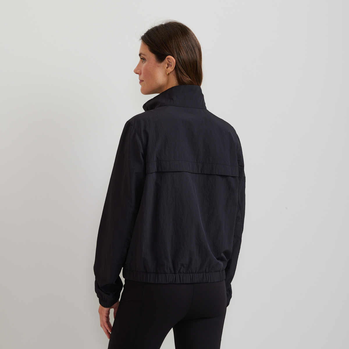 Women's Departure Bomber Jacket-Black-Regular-F1