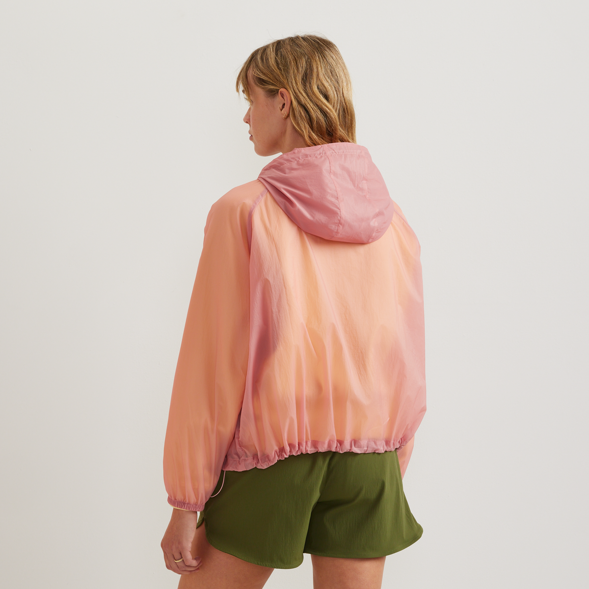 Women's Sunbeam Sheer Windbreaker-Lt Berry-Regular-F1