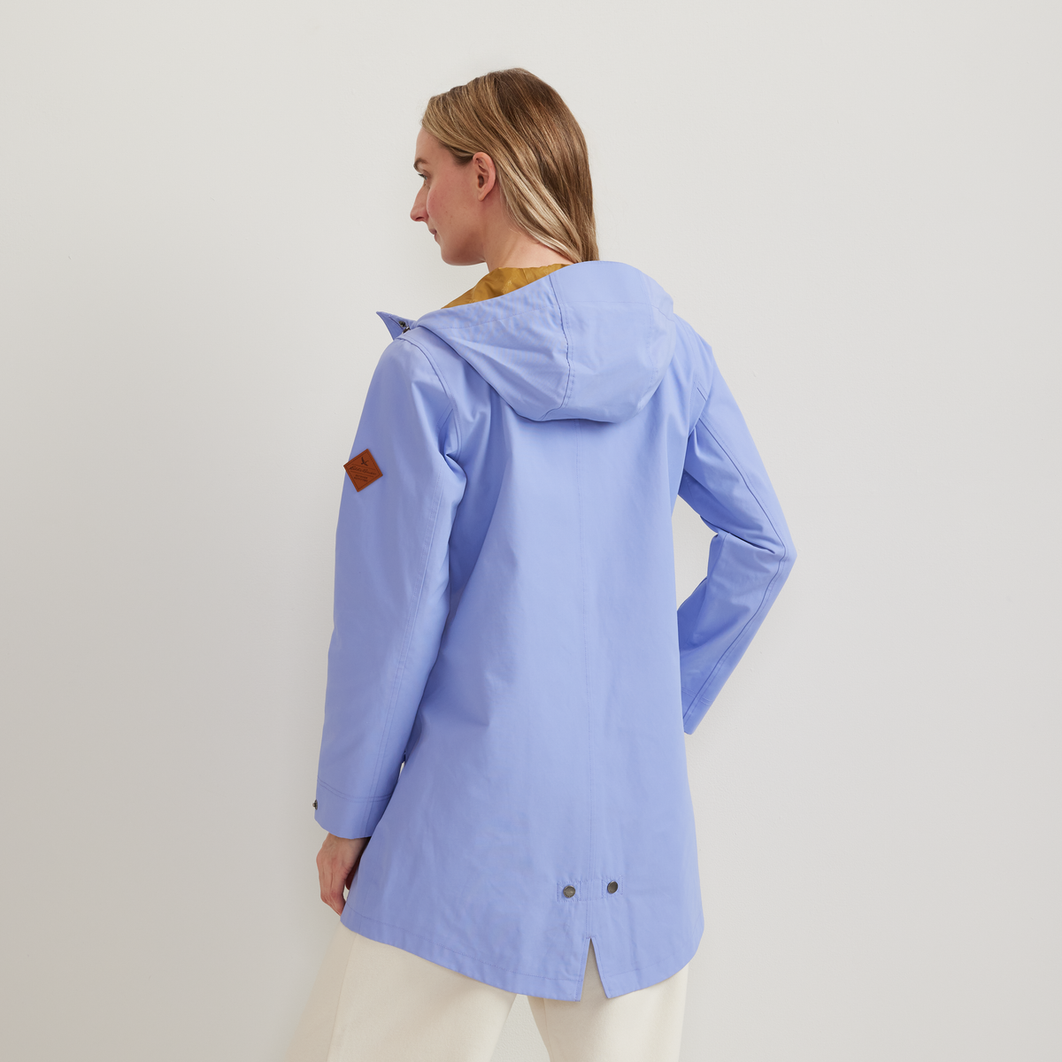 Women's Charly Waterproof Hooded Rain Parka-HYACINTH-Regular-F1