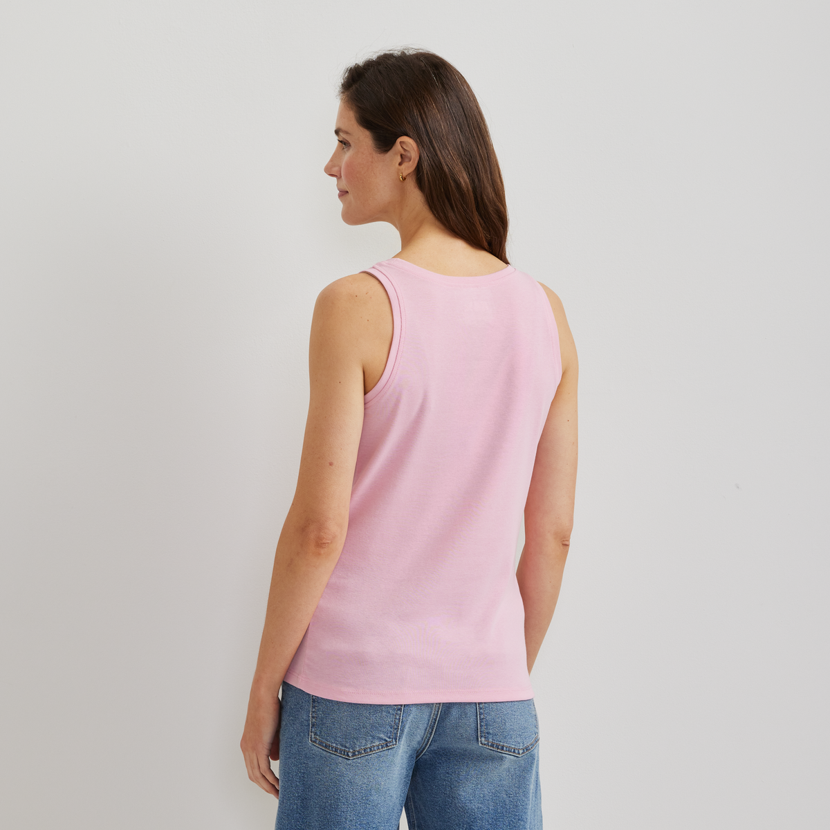 Women's Everyday Scoop-Neck Tank-Peony-Regular-F1