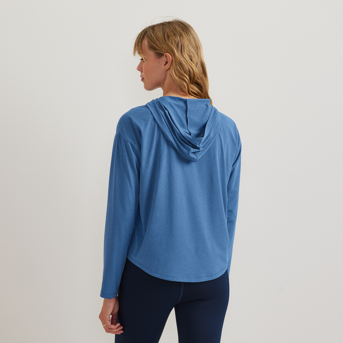 Women's Trek Light Hike Hoodie-Tile Blue-Regular-F1