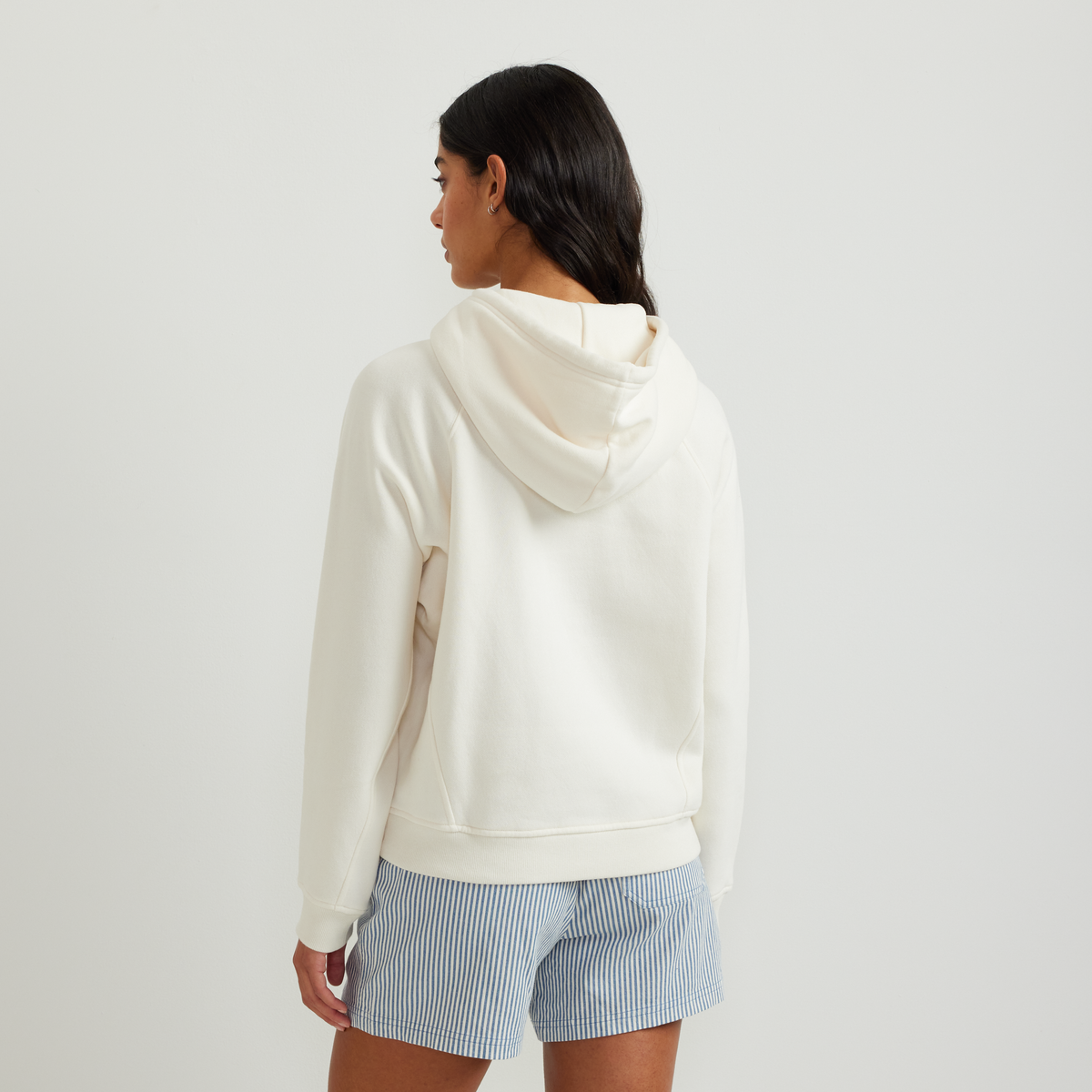 Women's Vintage Soft Pullover Hoodie-Ivory-Regular-F1