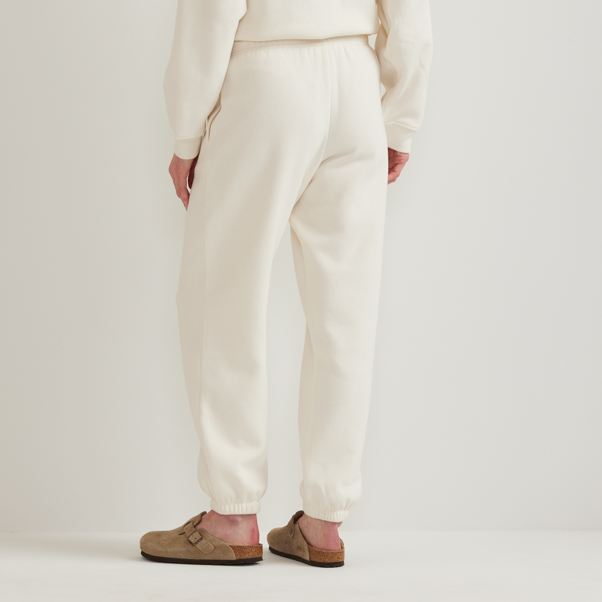 Women's Vintage Soft Relaxed Fit Jogger Sweatpants-Ivory-Regular-6