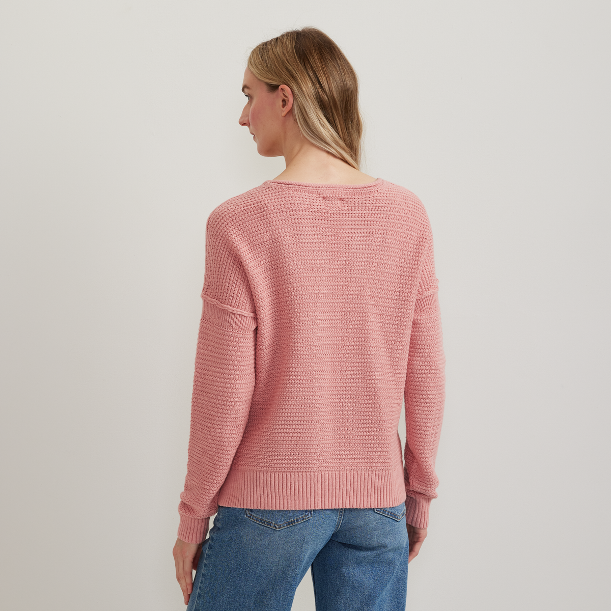 Women's Roll Neck Sweater-Lt Berry-Regular-F1