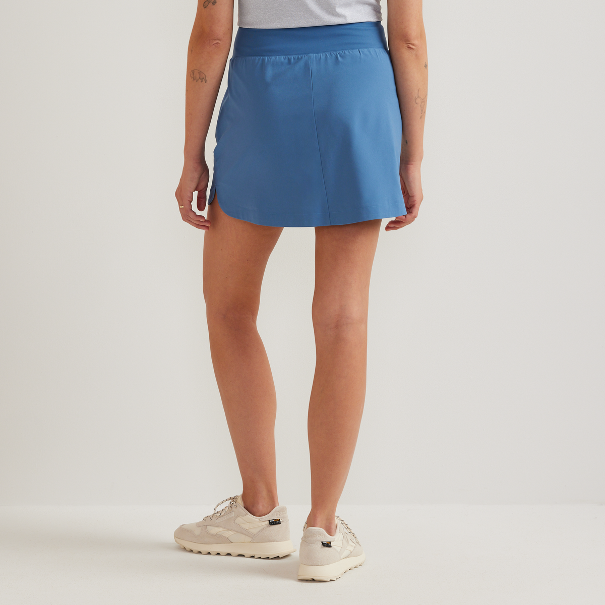 Women's Departure Performance Skort-Tile Blue-Regular-F1