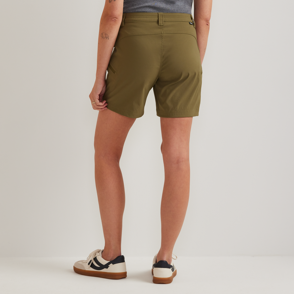 Women's Guide Pro High Rise Shorts-Alder-Regular-F1