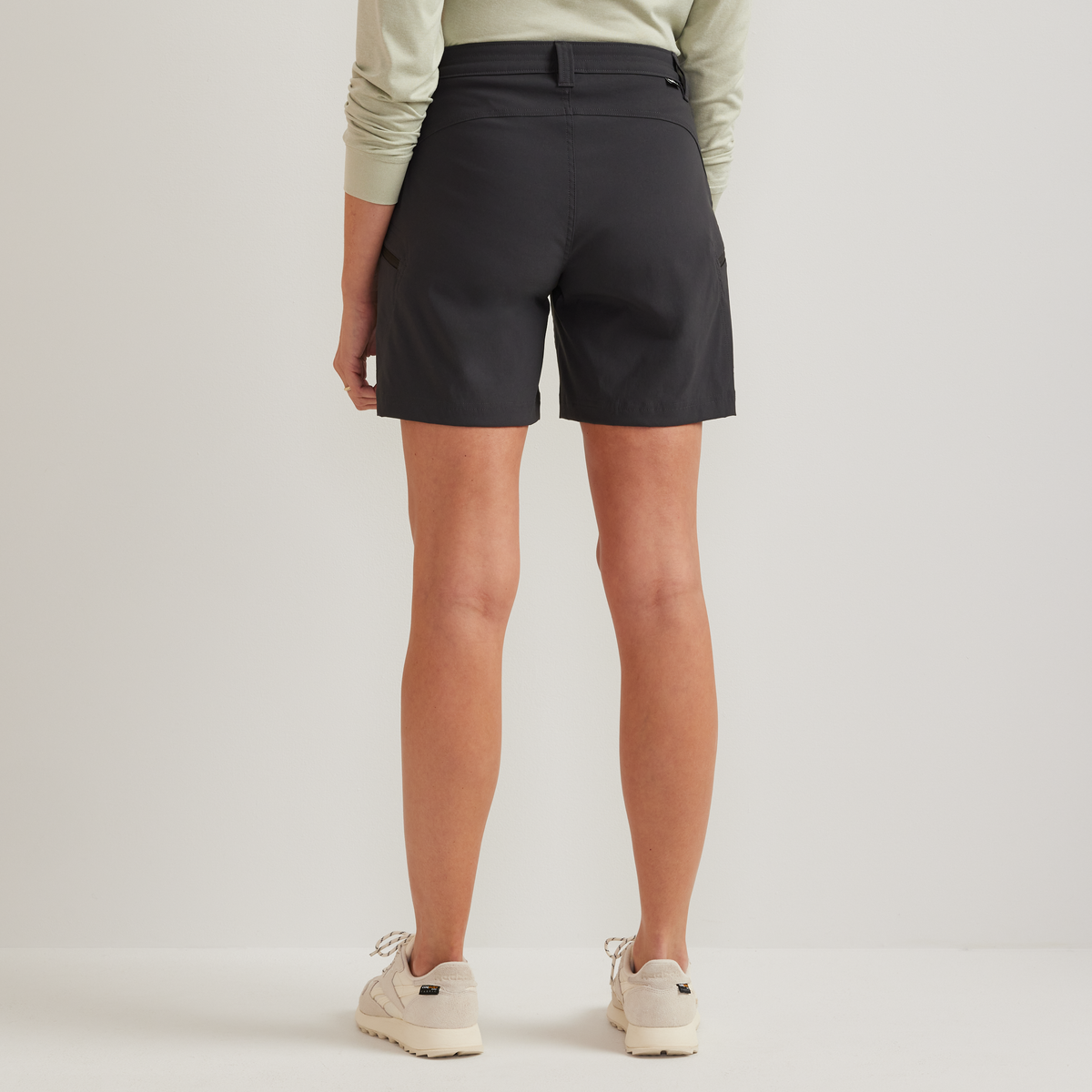 Women's Guide Pro High Rise Shorts-Carbon-Regular-F1