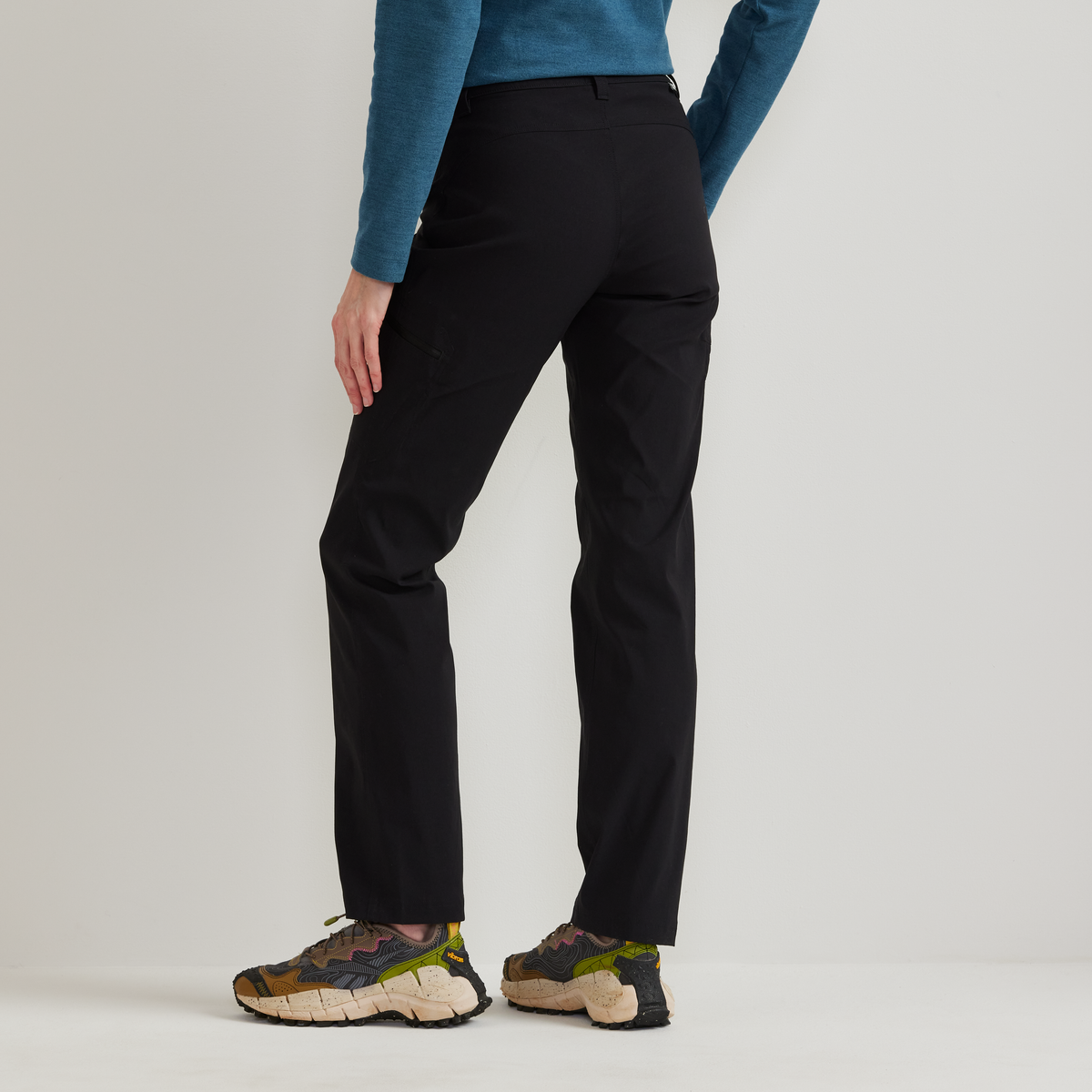 Women's Guide Pro High Rise Pants-Black-Regular-F1