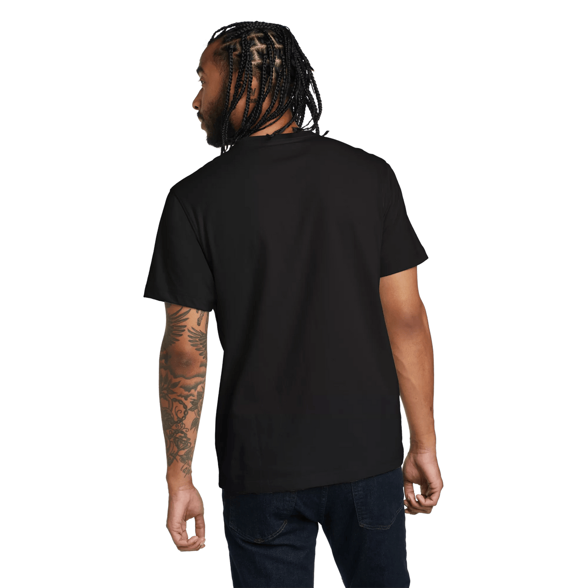 Men's Legend Wash 100% Cotton Short-Sleeve Pocket T-Shirt Black Regular-2