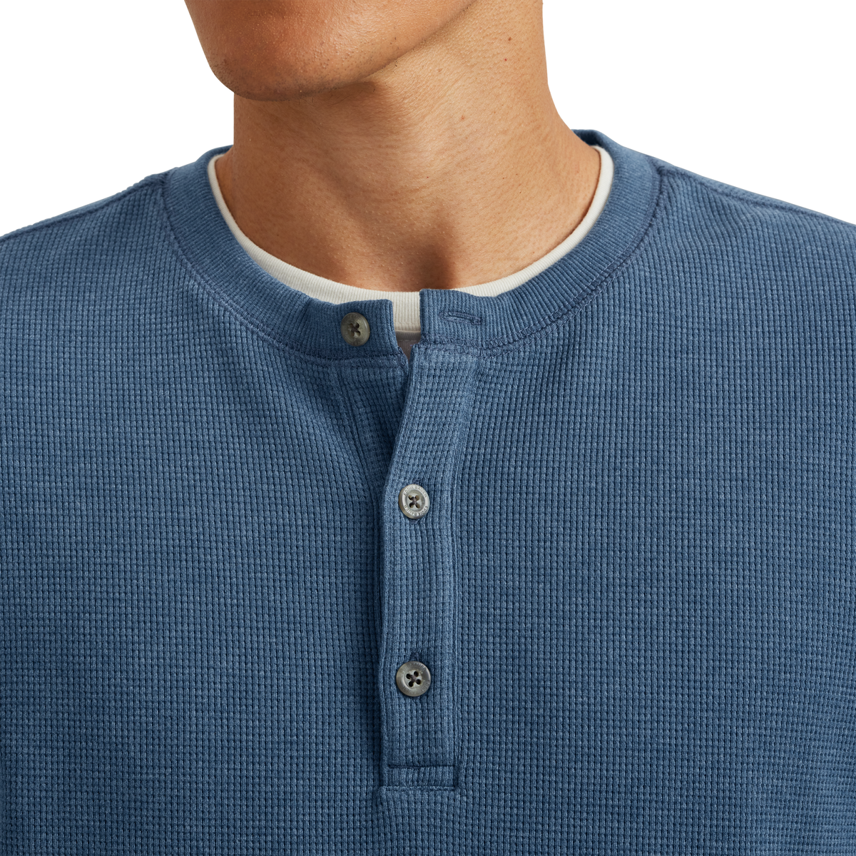 Men's Eddie's Favorite Ultrasoft Thermal Henley-Dusk-Regular-17