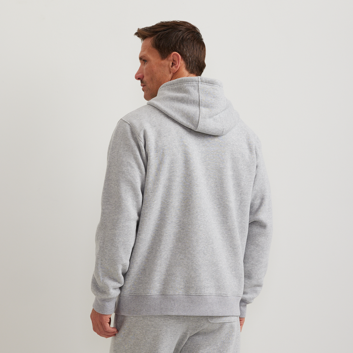 Men's Vintage Soft Pullover Hoodie-Htr Gray-Regular-F1
