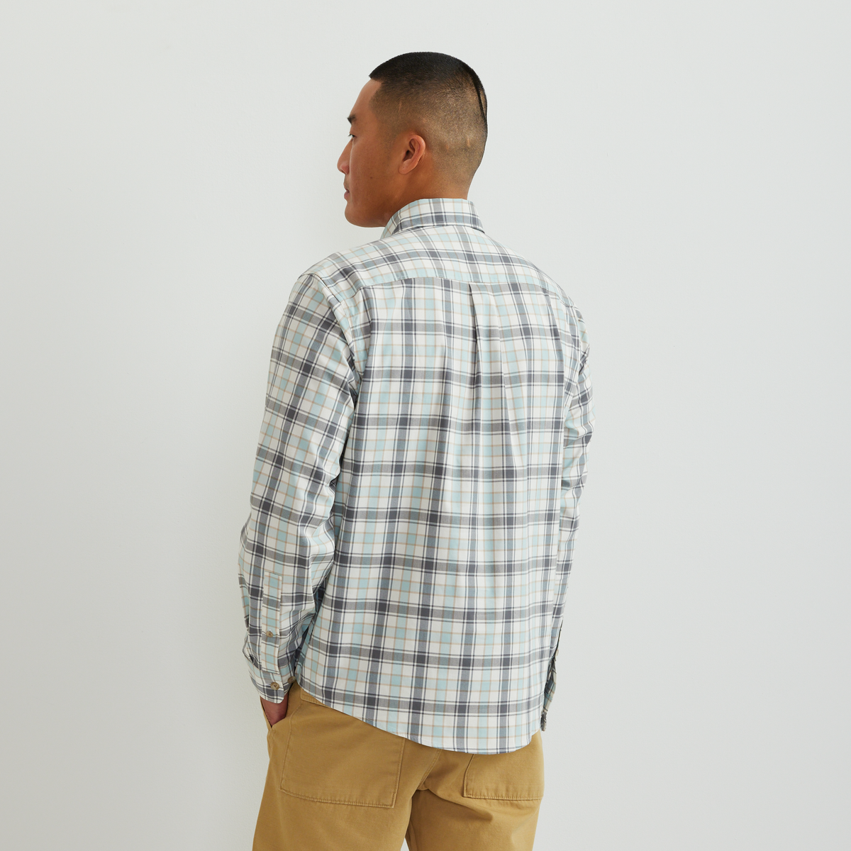 Men's Voyager Flex Long-Sleeve Shirt-Aquamarine-Regular-F1