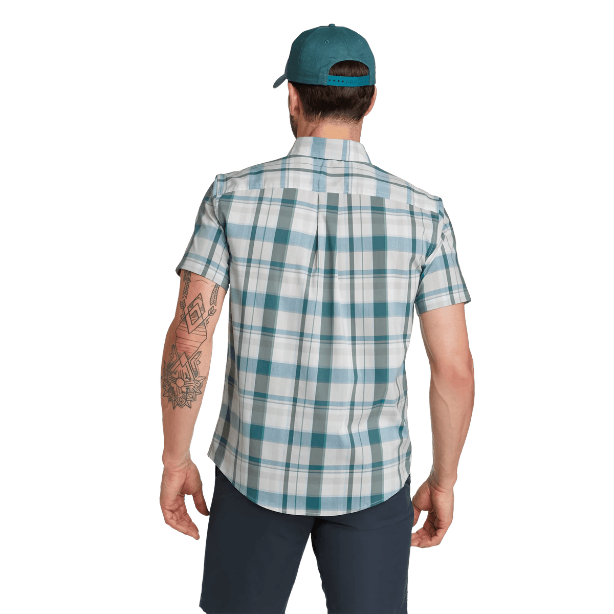 Men's Voyager Flex Short Sleeve Shirt Seamoss Regular 1