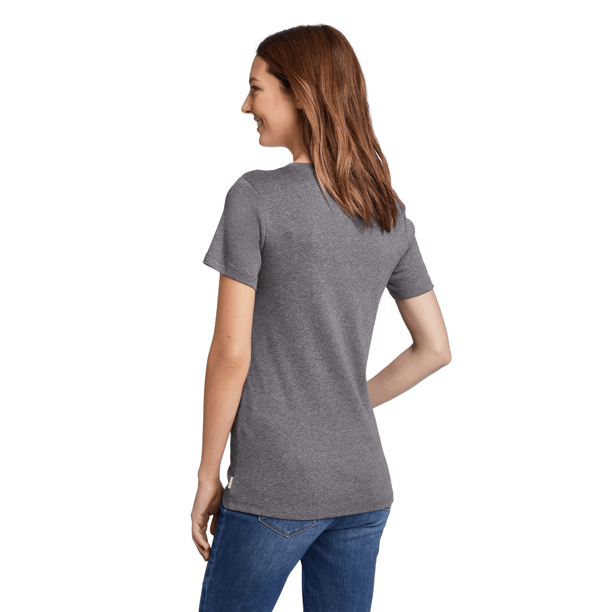 Fav Short-Sleeve Crew T-Shirt Med Htr Gray Regular-F1