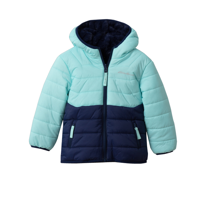 Toddler Girls Deer Harbor Reversible Hooded Jacket
