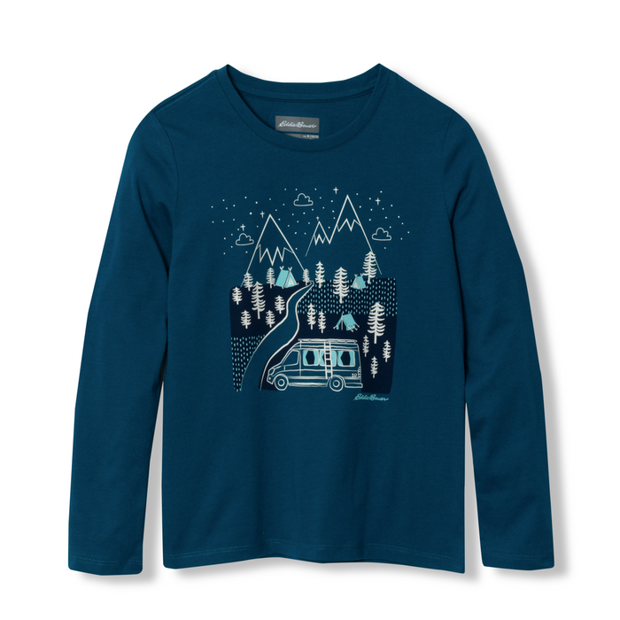 Girls Graphic Long-Sleeve Tee