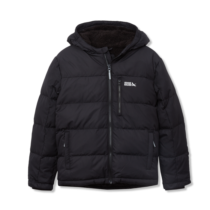 Boys Classic Down Hooded Jacket