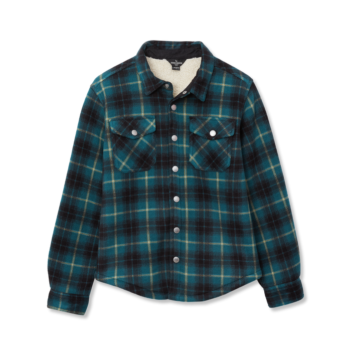 Boys Faux Shearling Shacket