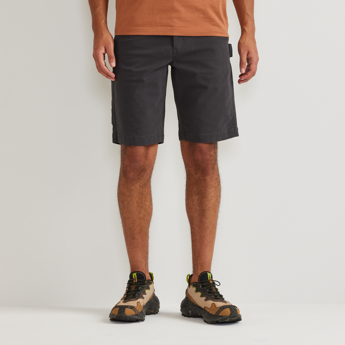 Men's Mountain Flex 2.0 Canvas Shorts-Carbon-Regular-C1