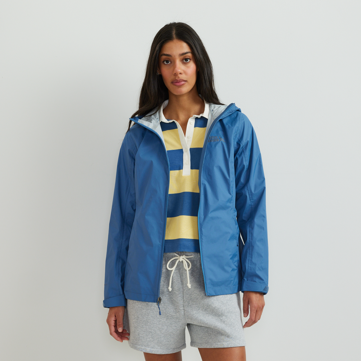 Women's RipPac® Pro Waterproof Hooded Rain Jacket-Regular-Tile Blue-20