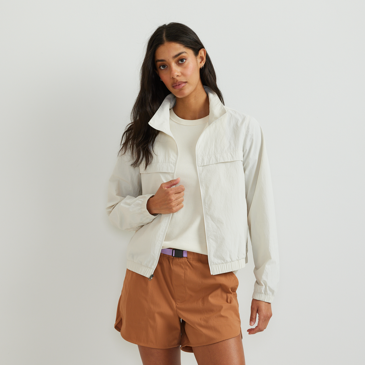 Women's Departure Bomber Jacket-Vapour-Regular-C1