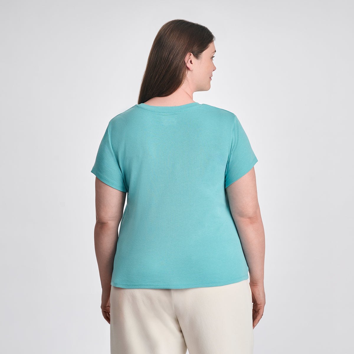 Women's Everyday Short-Sleeve Crewneck T-Shirt-Surf-Plus-F1