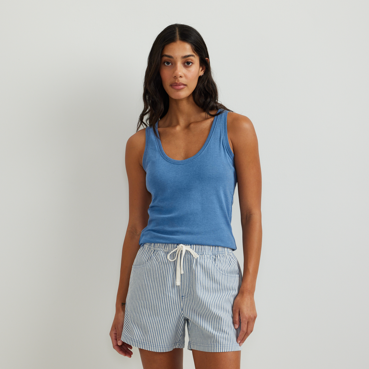 Women's Everyday Scoop-Neck Tank-Tile Blue-Regular-C1