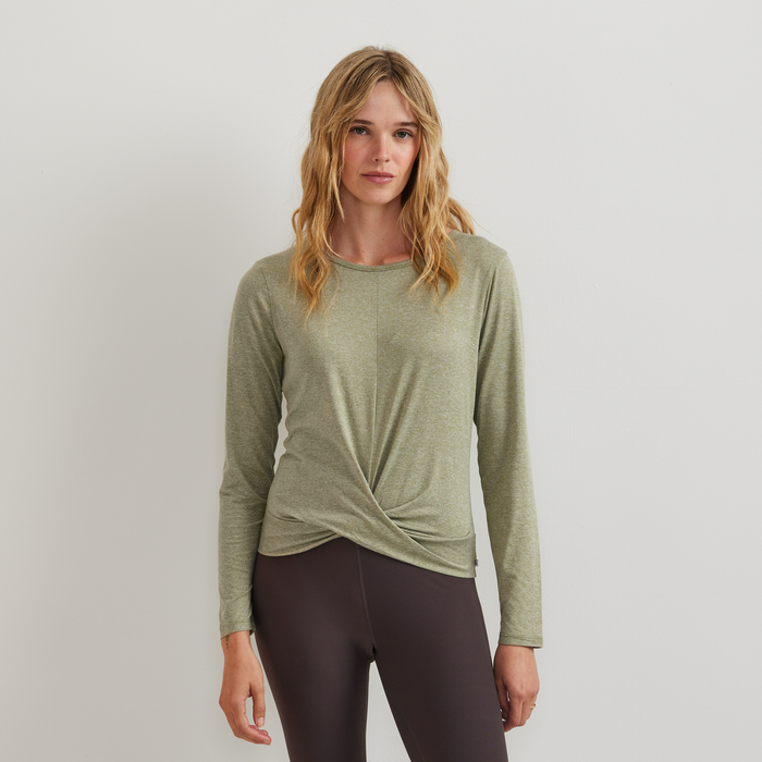 Women's Surreal Wrap-Front Travel T-Shirt