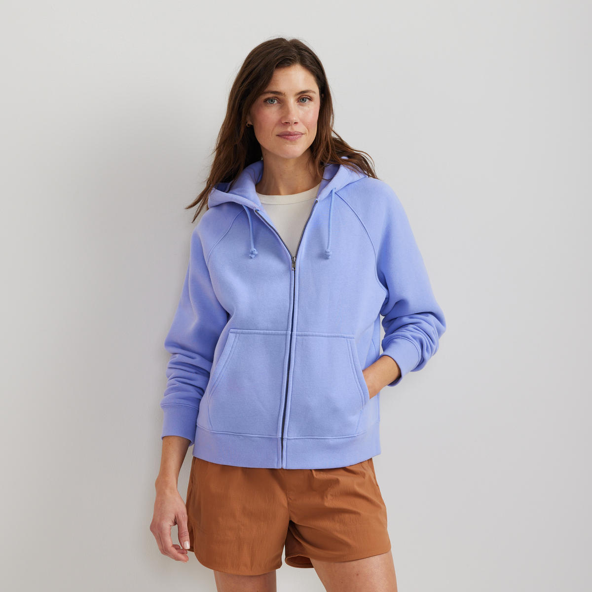 Women's Vintage Soft Full-Zip Hoodie-Dusty Lavendar-Regular-C1