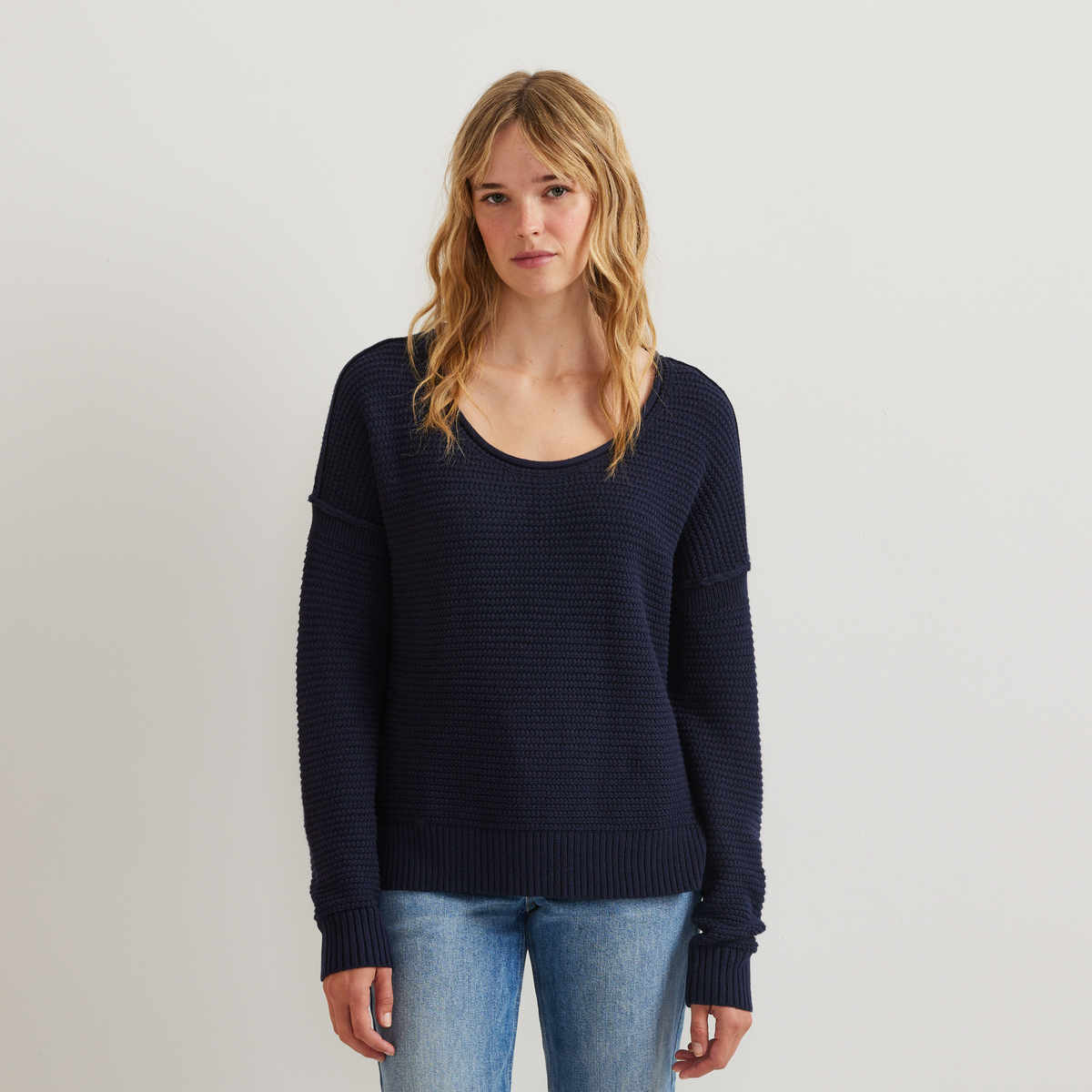 Women's Roll Neck Sweater-Brook-Regular-C1