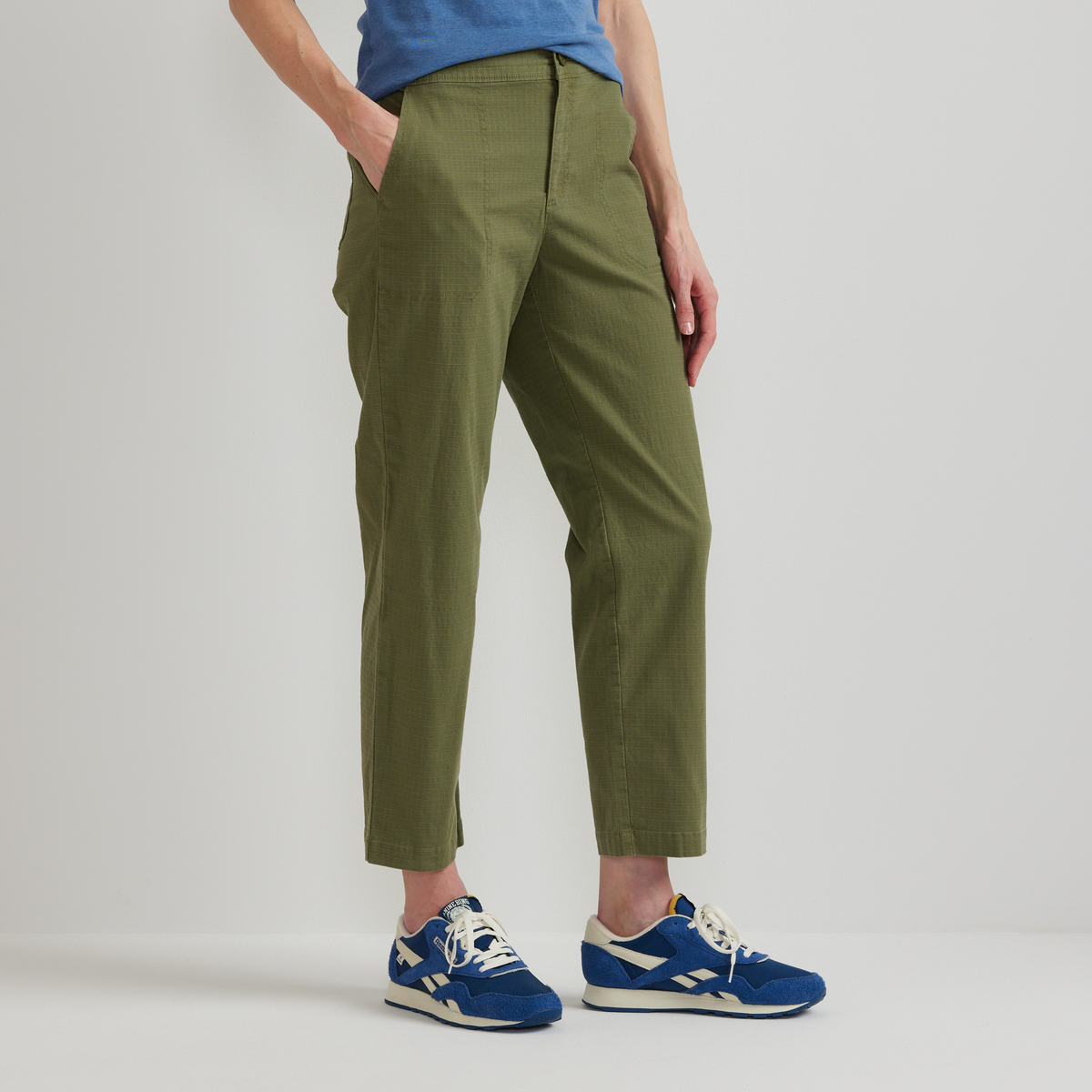 Women's Cotton Ripstop Ankle Pants-Alder-Regular-C1