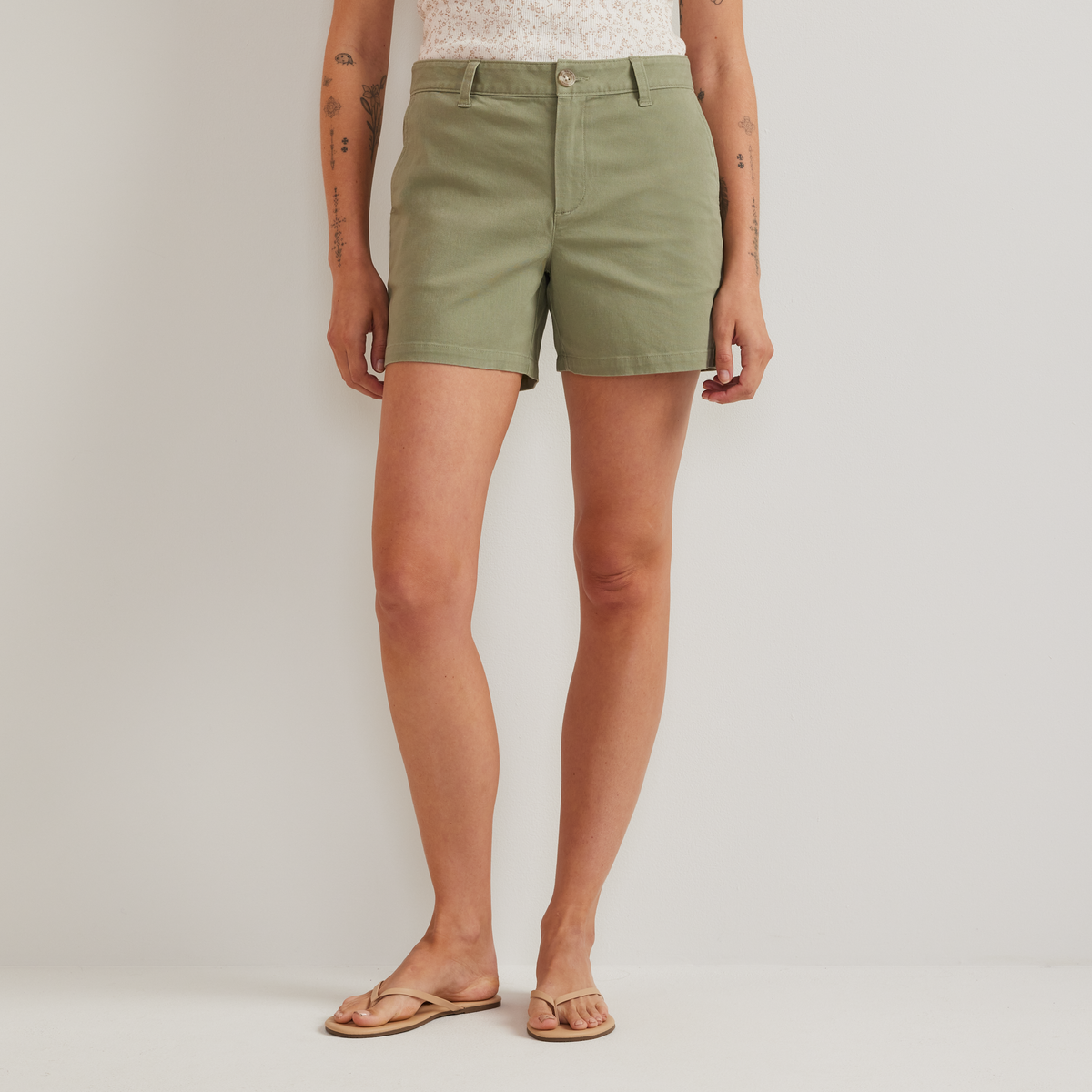 Women's Softened Legend Wash Shorts-Dusty Sage-Regular-C1