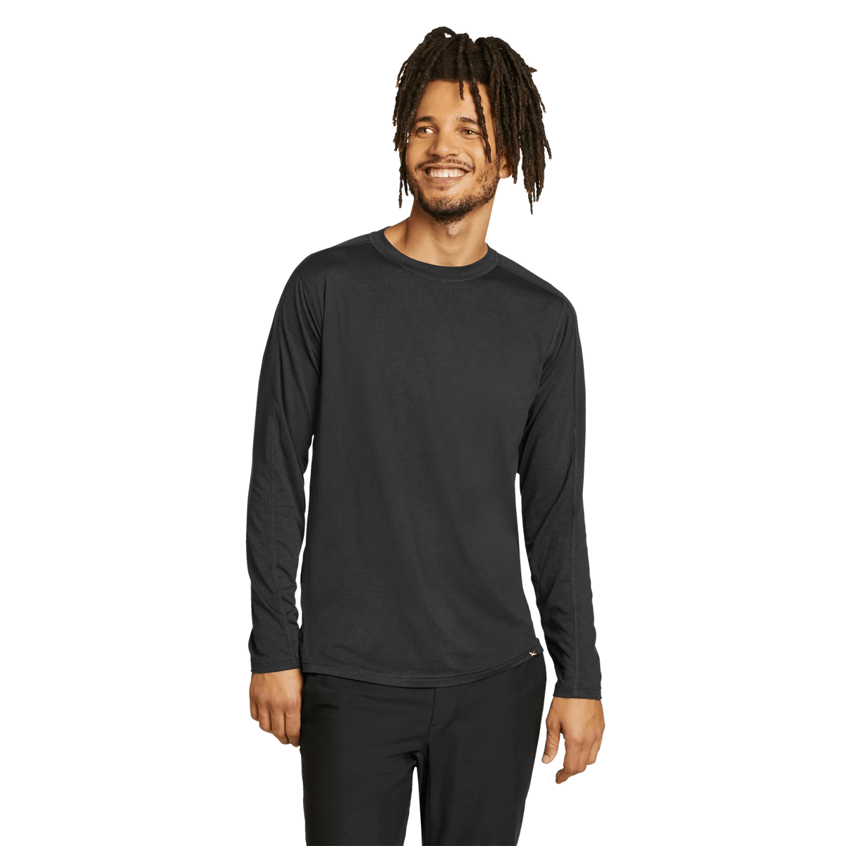 Men's Mountain Trek Long-Sleeve Shirt-Charcoal Htr-Regular-3