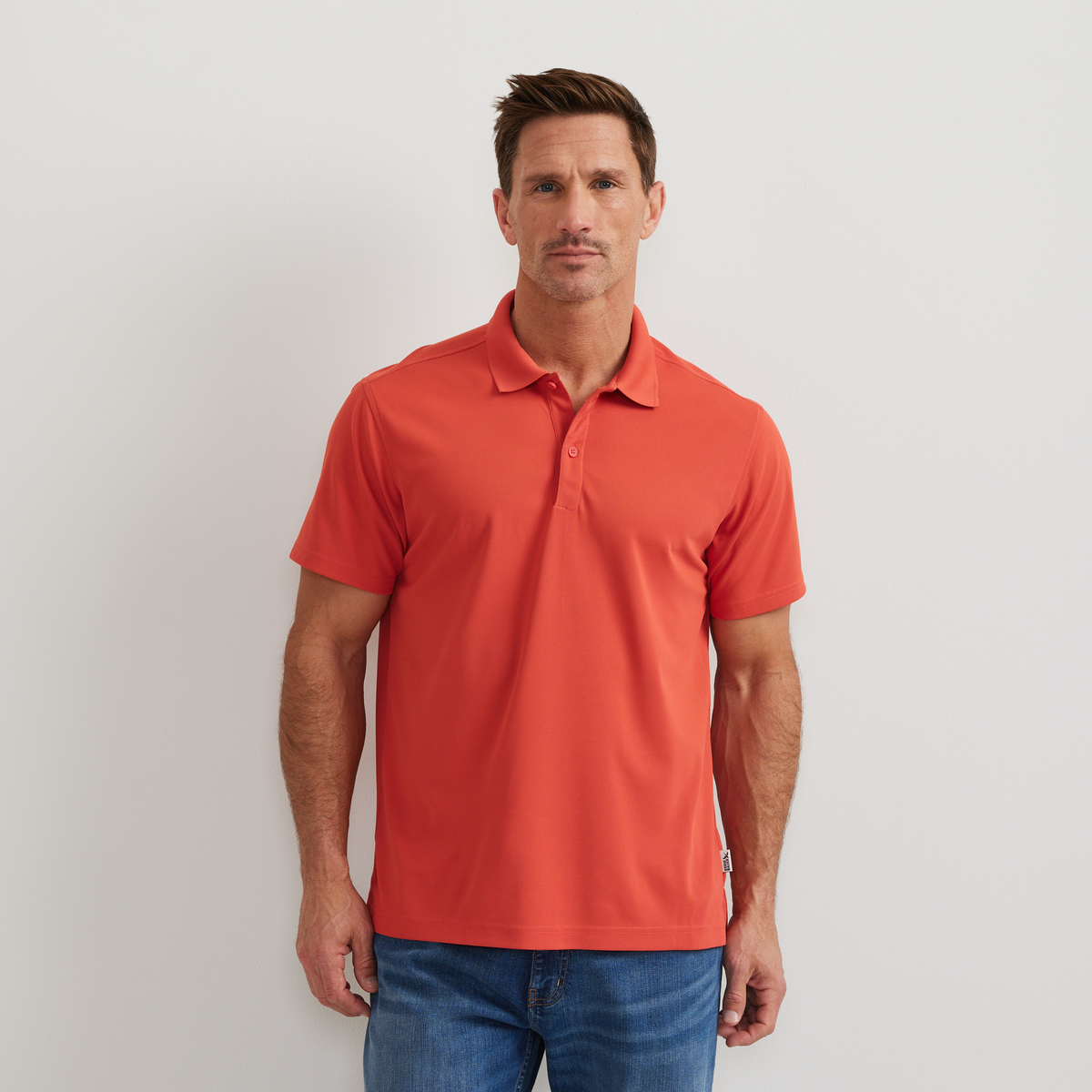 Men's SS Fairway Polo-Rhubarb-Regular-C1