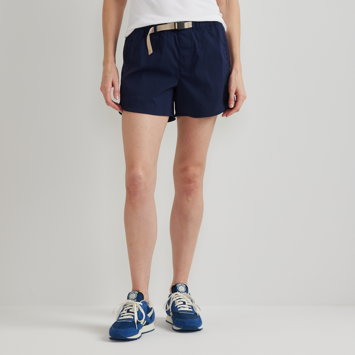 Women's Belted Ripstop Shorts-Brook-Regular-C1