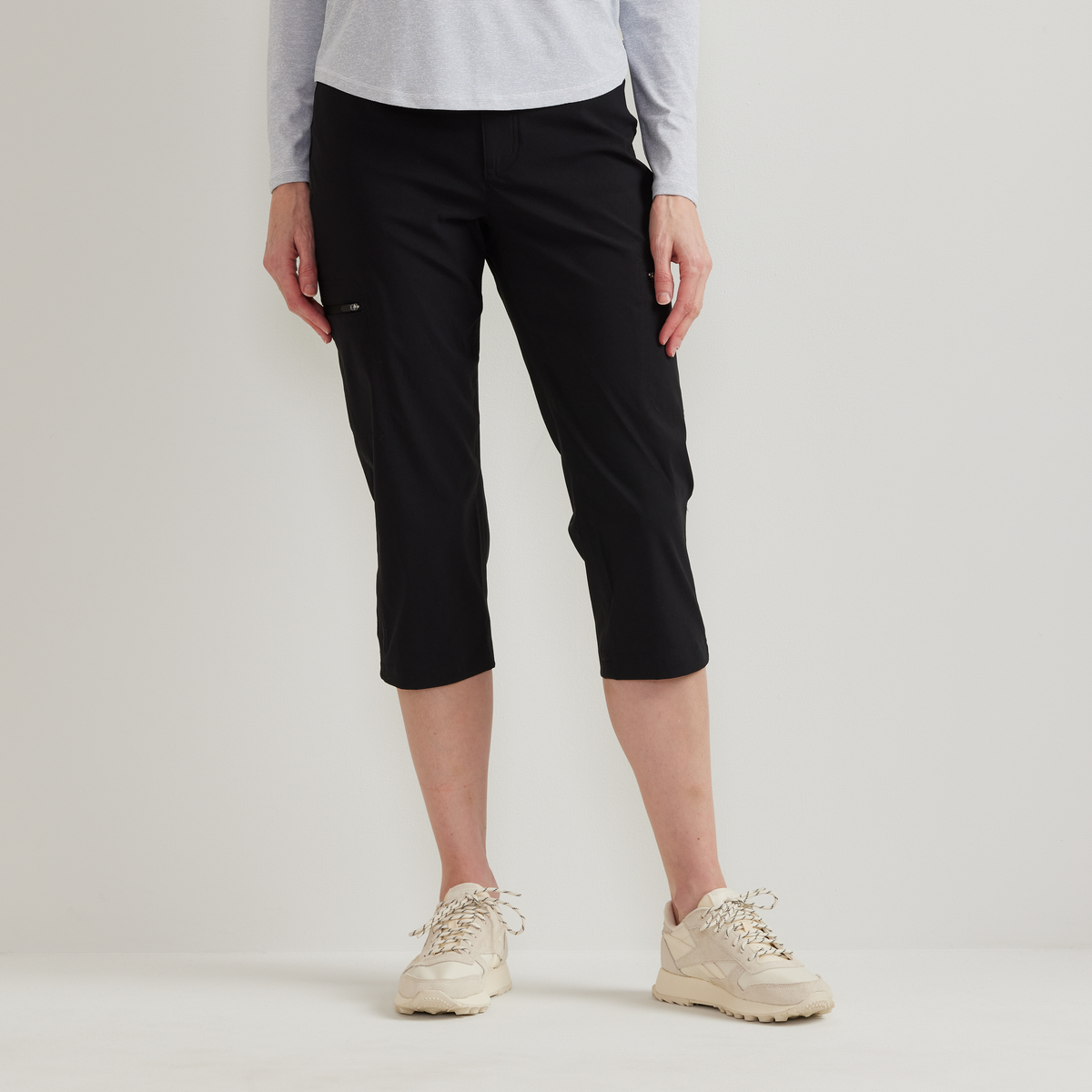 Women's Guide Pro High Rise Capri-Black-Regular-C1