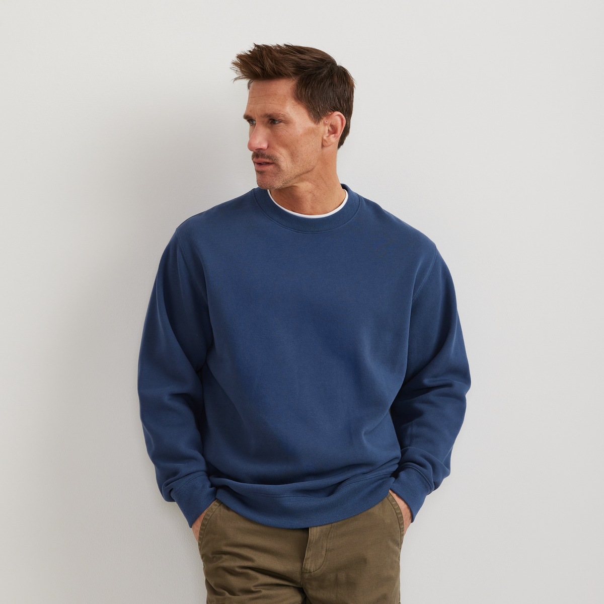 Sweat-shirt vintage doux pour homme