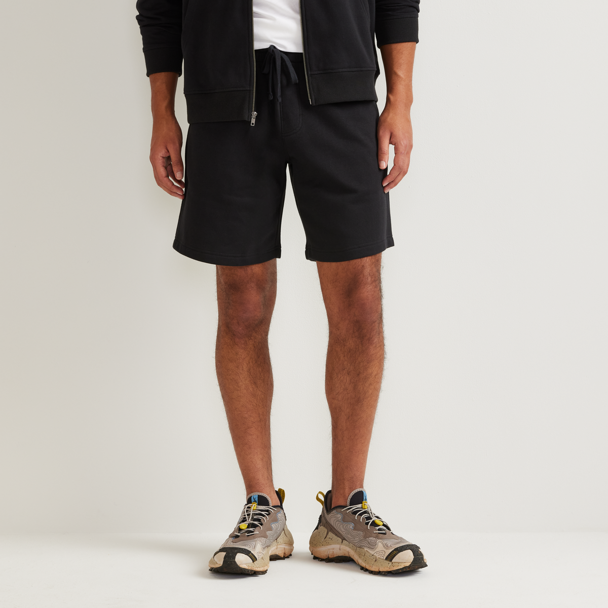 Men's Vintage Soft Shorts - 9"-Black-Regular-C1