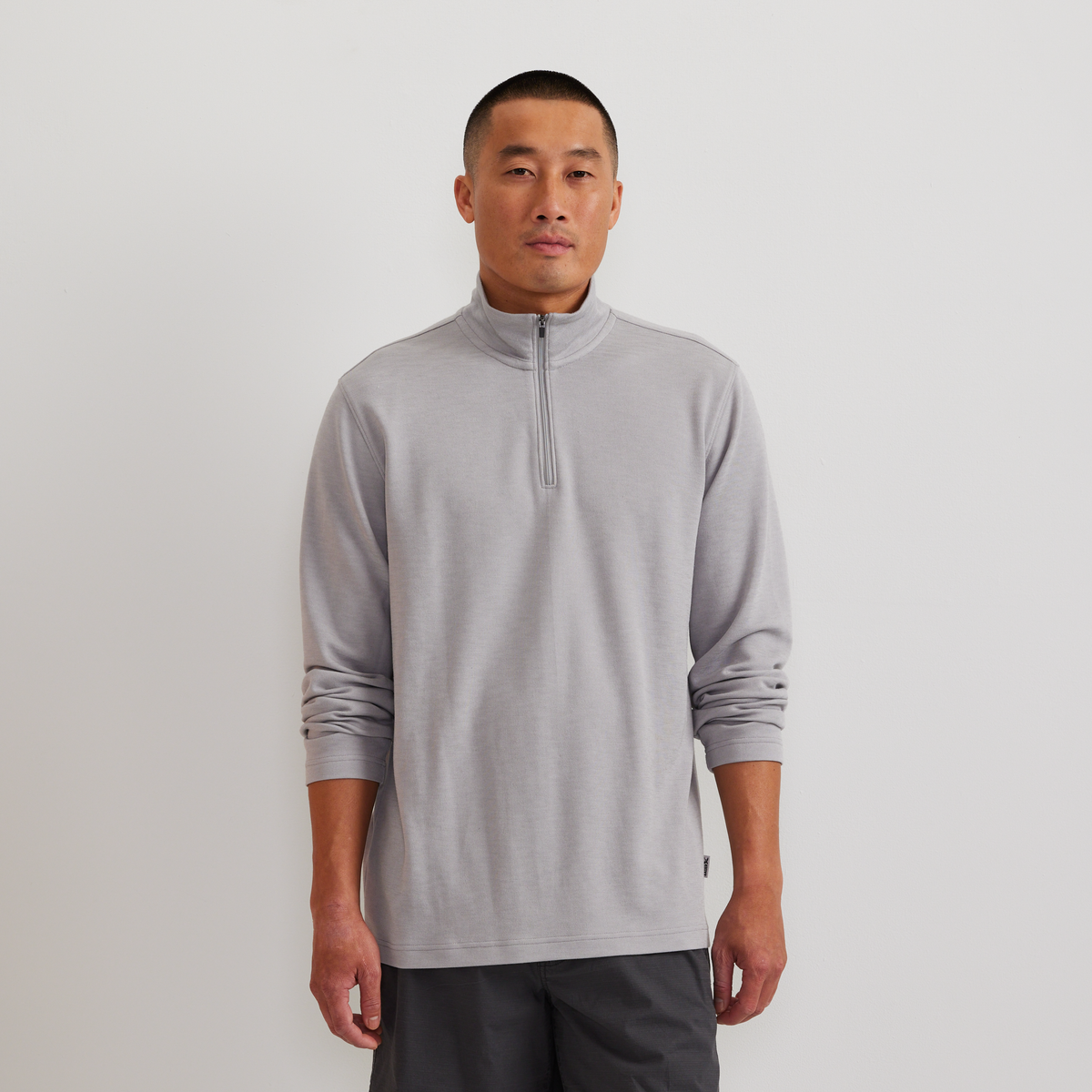 Men's Journey 1/4-Zip-Gray-Regular-C1