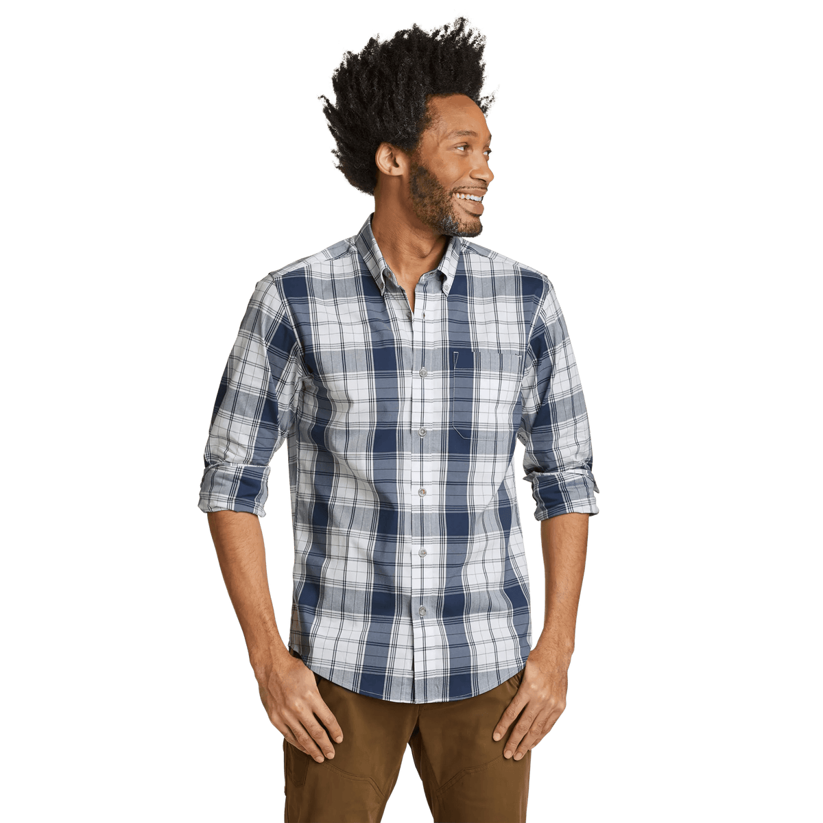 Men's Voyager Flex Long-Sleeve Shirt Regular BLANK-3