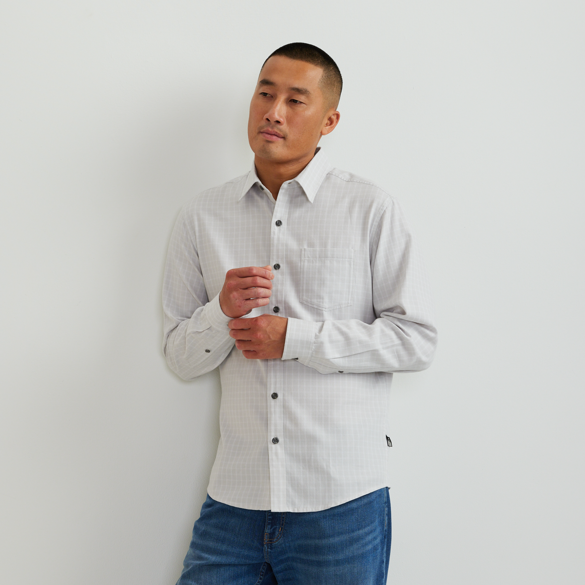 Men's Tidelands Shirt-Gray-Regular-C1