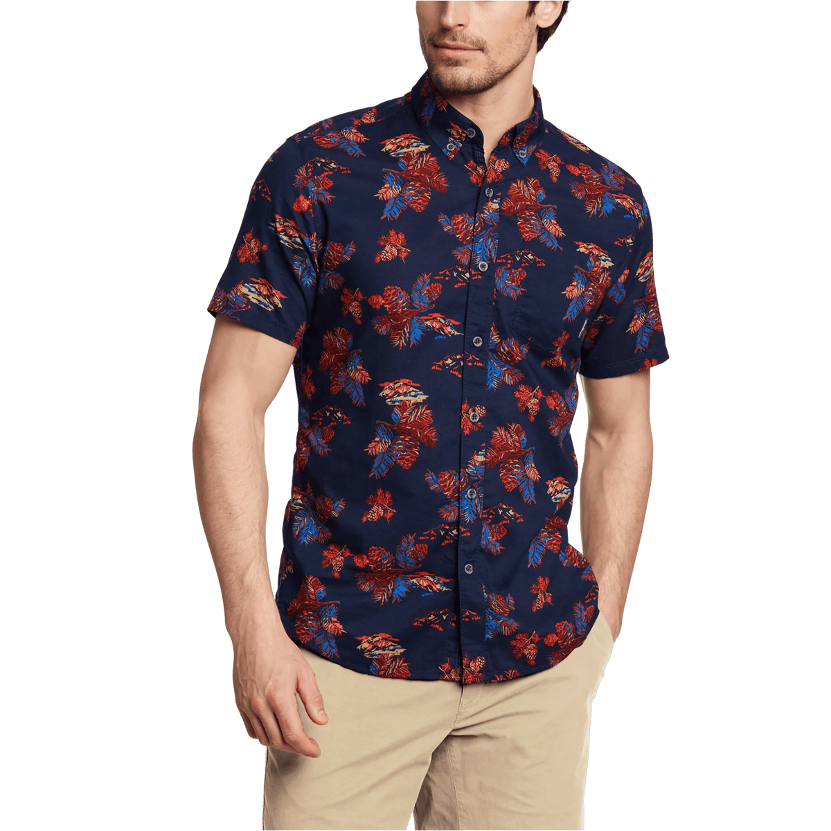 Men's SS Baja Shirt Regular Dk Navy-6