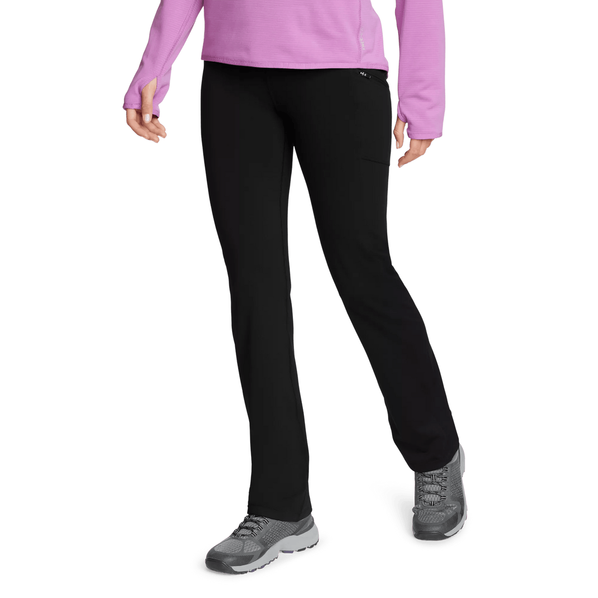 Women's Traverse Trail High-Rise Pants-Black-Regular-2