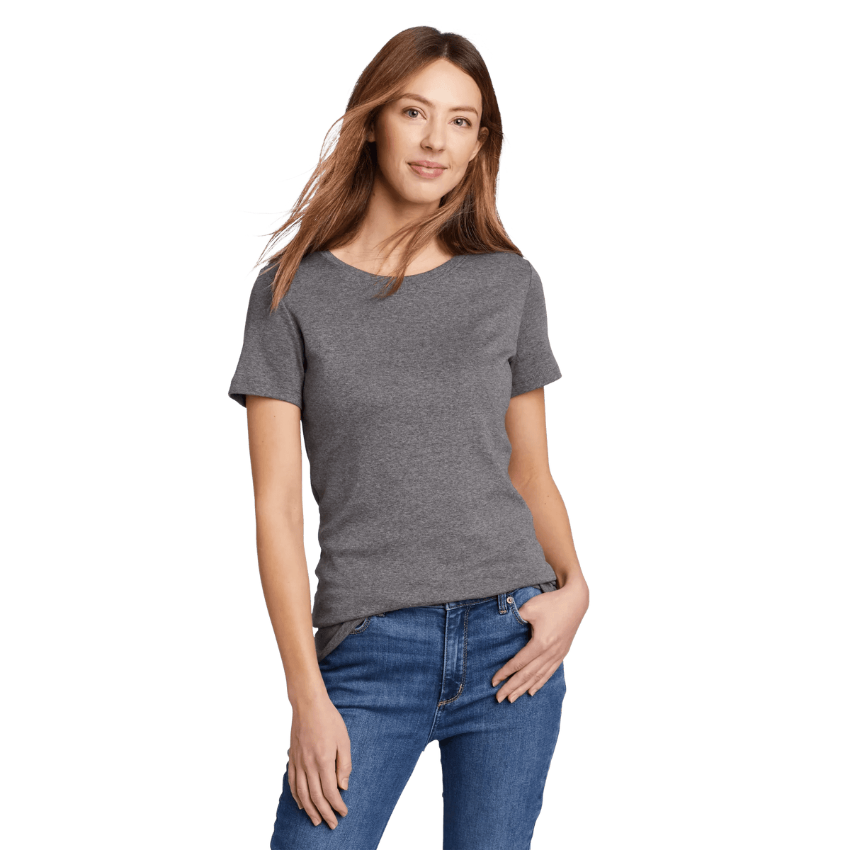Stine's Short-Sleeve Crew T-Shirt-Med Htr Gray-Regular-4