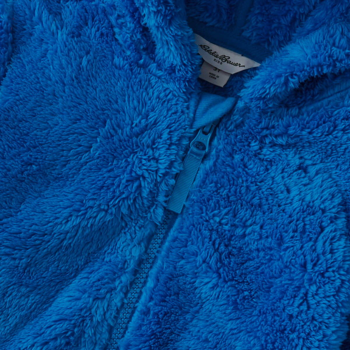 Toddler Hooded Quest Plush Fleece Jacket-French Blue-3