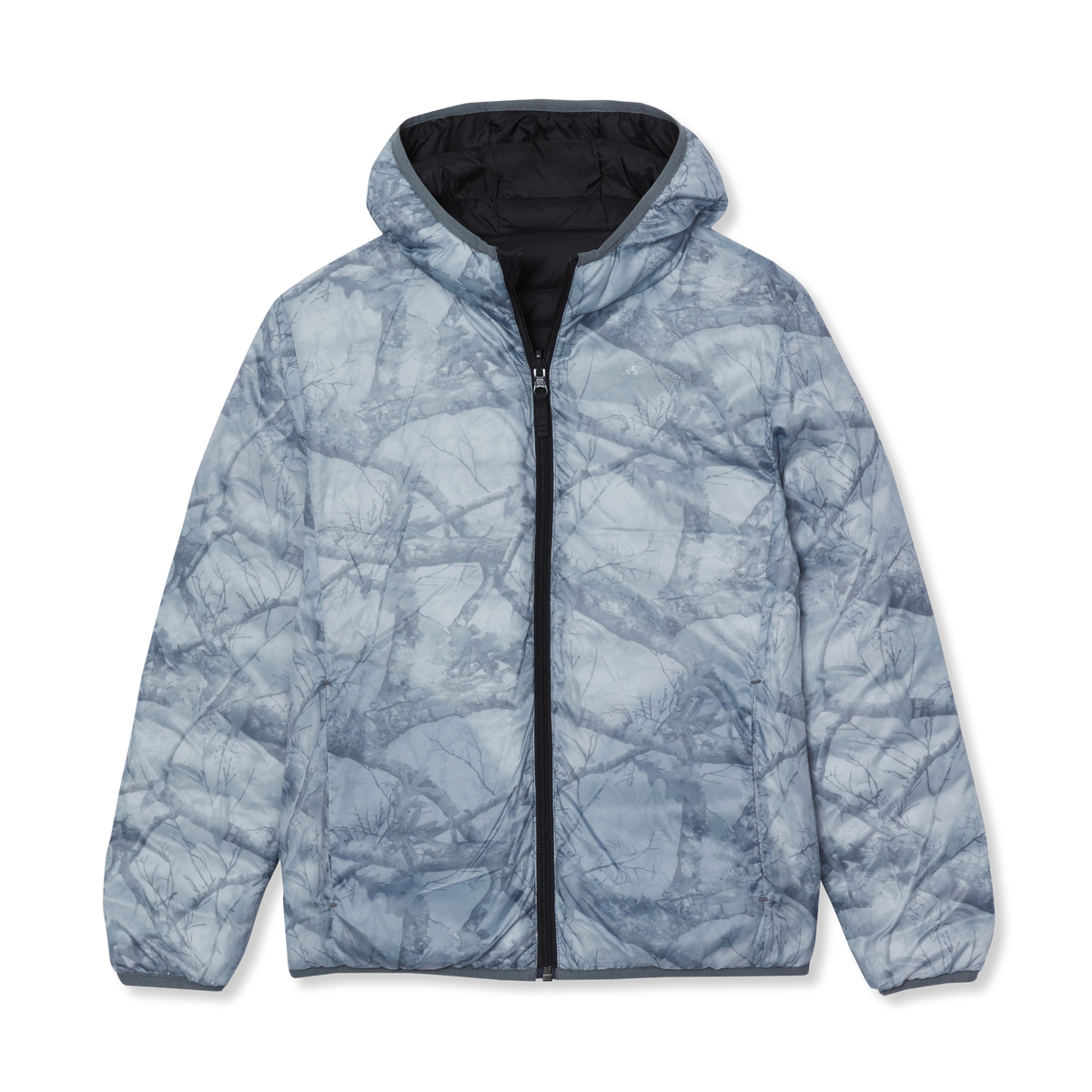 Kids' CirrusLite Reversible Down Hooded Jacket-Black Onyx