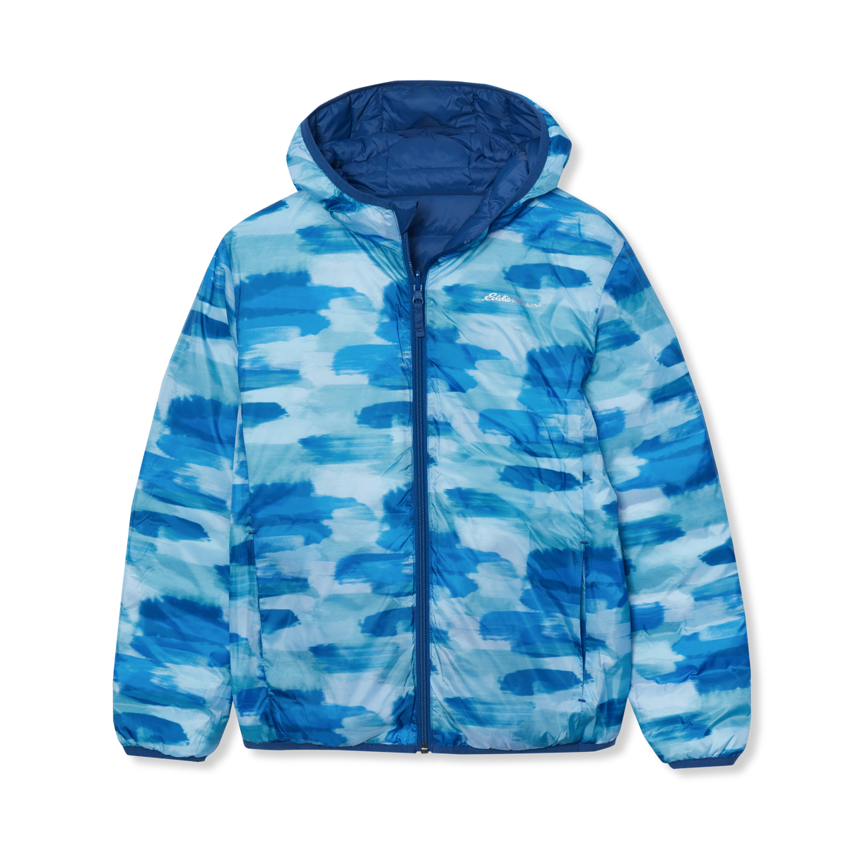 Kids' CirrusLite Reversible Down Hooded Jacket-Limoges
