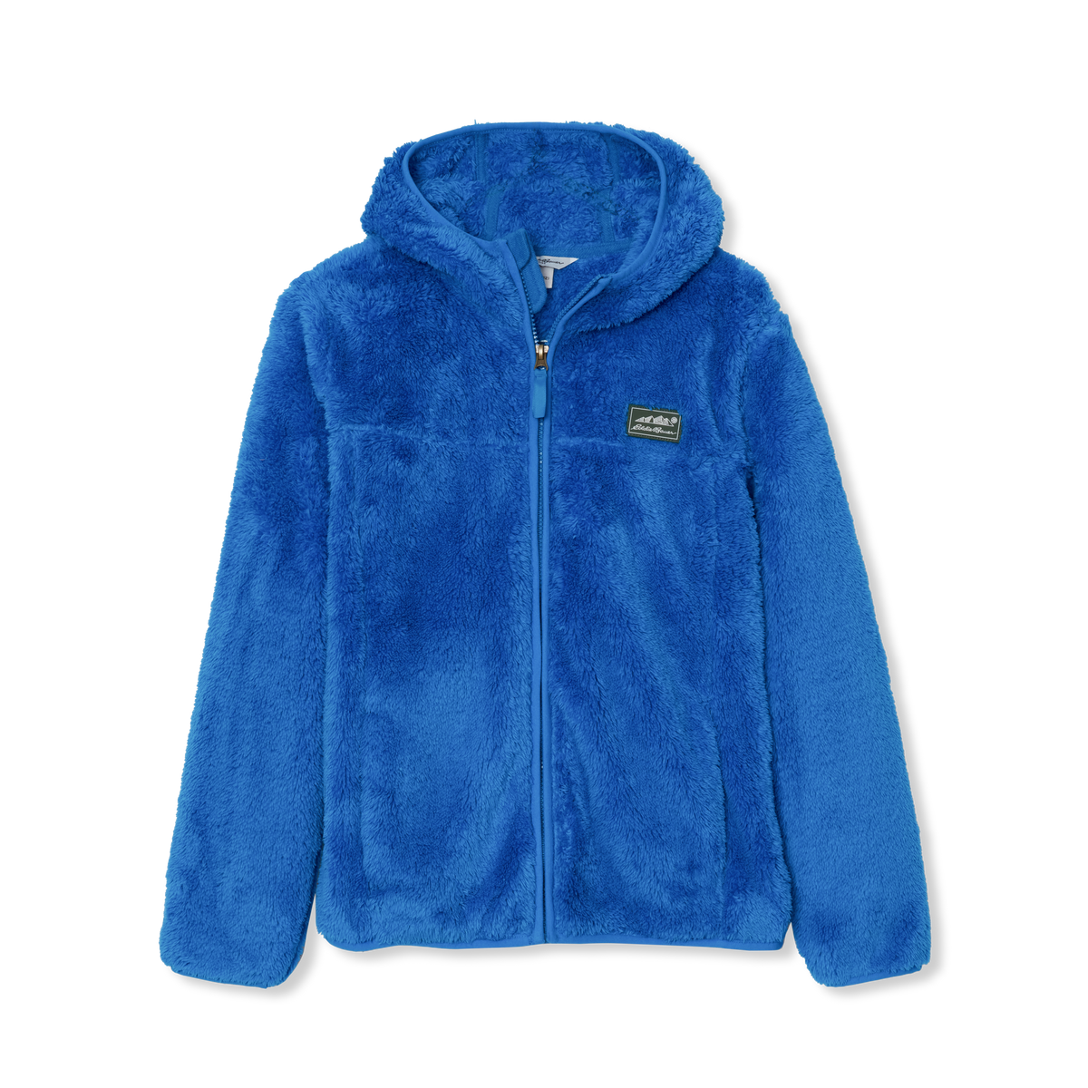 Kids' Hooded Quest Plush Fleece Jacket-French Blue-4